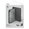 Uniq Etui Moven Ipad Air 10.9           (2022/2020) Ipad Air 11 (2024) Antimicrobial Szary/Charcoal Grey