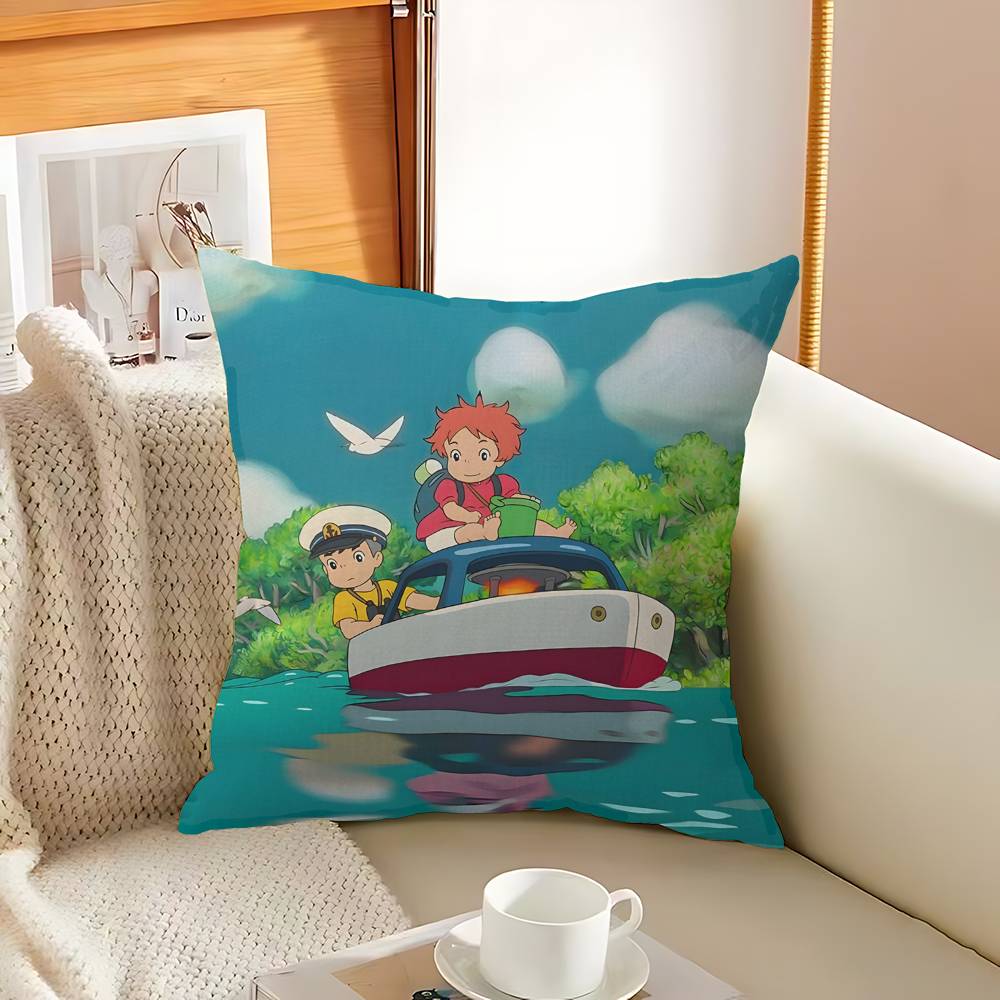 Cartoon PPonyos Movie Pillow Anime Pillow Sofa Bed Head Pillow Cover Cushion Cover x cm Fashion