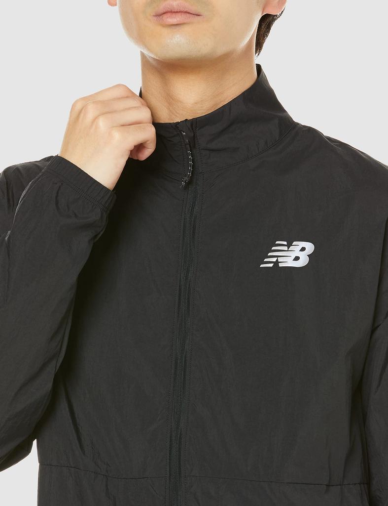 New Balance Men's Impact Woven Run Jacket (MJ21264) Black (BK) Size M