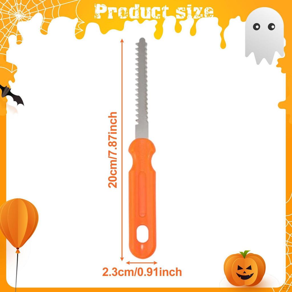Halloween Pumpkin Carving Tool Ergonomic Handle Heavy Duty Convenient Sculpting Knife for Gift Art