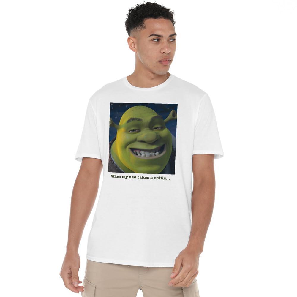 Shrek Mens Dad Takes A Selfie T-Shirt
