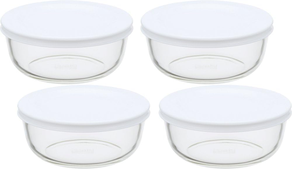 

storage container S 400ml x set Rice 1 serving Pack bowl Heat-resistant 4-piece белый