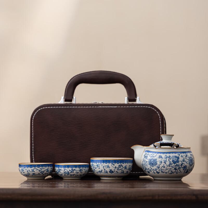 Yuzhuxun Chinese Ceramic Travel Tea Set
