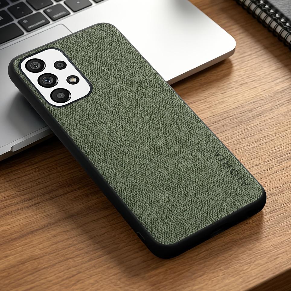 Phone Case: for Samsung for Galaxy A13 A23 A33 A53 A73 Case Solid Color Elegant Synthetic Leather Stylish Phone Case