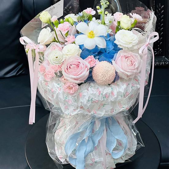 2 Stück Blumenarrangement-Halter Modernes Plastik-Blumenfrosch Stielhalter Gitter-Vasen Deckel für Zuhause Party Hochzeit Tisch-Mittelstück