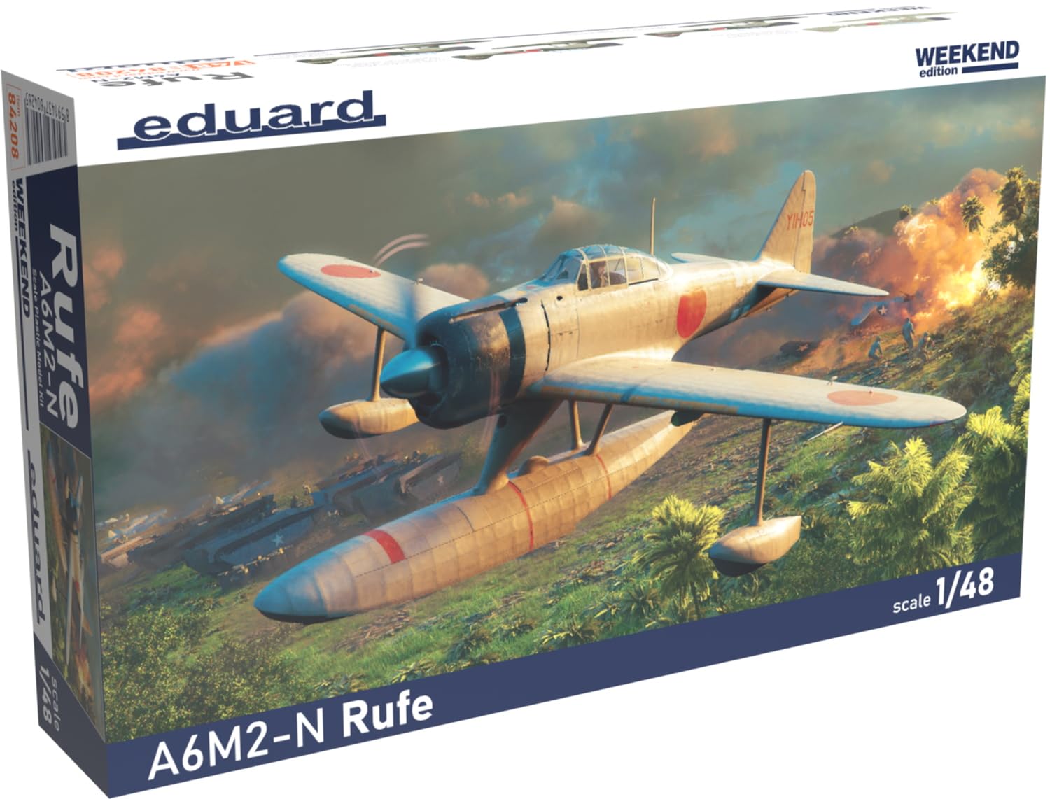 Eduard Weekend Edition Type 2 Seaplane Fighter Plastic Model Kit EDU84208 1/48 A6M2-N (Airplane)