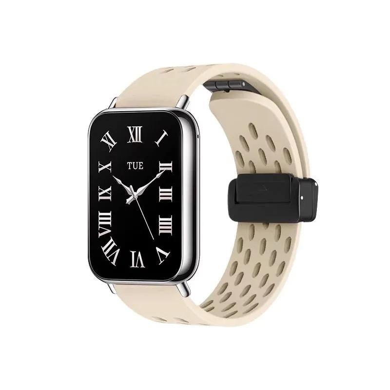 Silicone Strap for Redmi Watch 9 8 Magnetic Buckle Sports Band for Mi Band 9pro 8pro Correa Breathable Bracelet Accessories