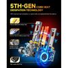 FAHREN - 9005/HB3 LED Bulbs, , % Ultra Bright, 6500K White, 3-Min Tall, Real 1:1 Size With Cooling Fan,CANBUS Ready, 70,000+ Lifespan, Pack Of 2