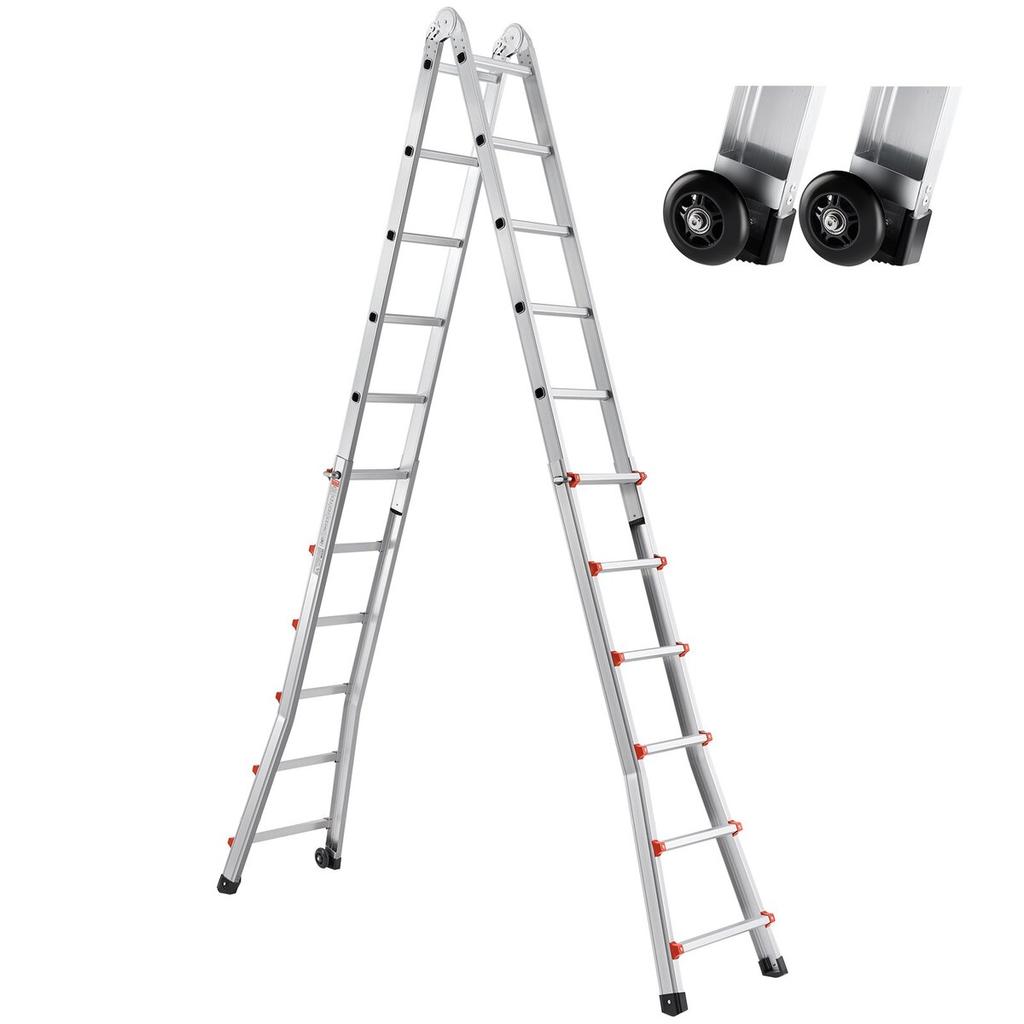 Telescoping Ladder A Frame 20 FT Extension Multi-Function for Homework