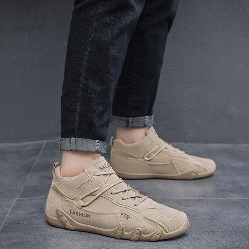 High Quality Men Shoes New Winter Plush Warm Comfortable Cotton Shoes Designer Trend Men Loafers Lace Up Non-slip Male Sneakers