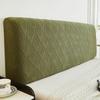 Jacquard Velvet Elastic Bedhead Cover All-inclusive Bedroom Home Bedside Backrest Protection Headboard Dust Cover