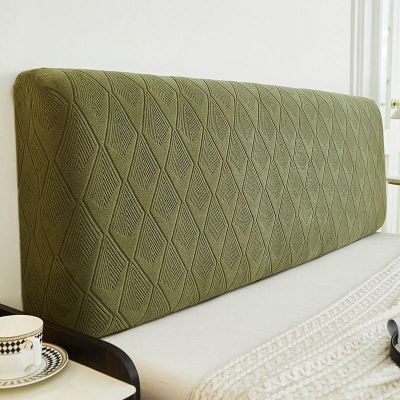 Jacquard Velvet Elastic Bedhead Cover All-inclusive Bedroom Home Bedside Backrest Protection Headboard Dust Cover