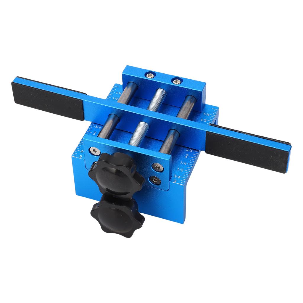 Cabinet Door Jig Mounting Positioner Hinge Installation Position Tool Aluminum Alloy Locator Blue