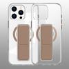Suitable for IP16PM Transparent Crystal Spirit Wristband, Phone Case, Magnetic Stand, and Transparent Protective Case for Apple 15Pro