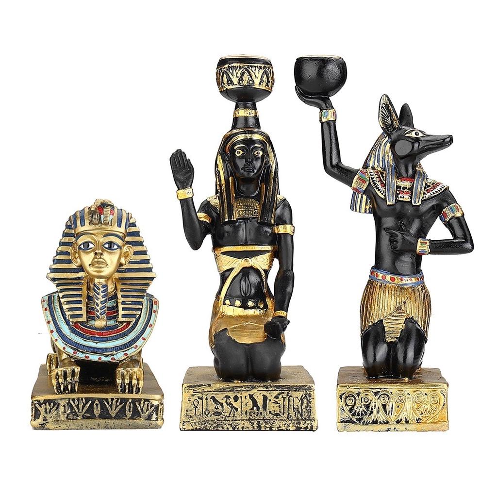 Buy Ancient Egyptian Candle Holders Gold Candlestick