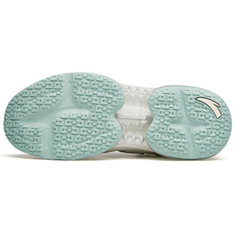 Anta Comfortable And Durable Low-Top Running Shoes Women Sneakers White Green 922145501-1