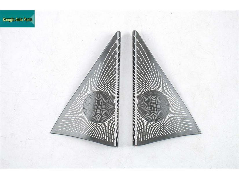 Stainless Steel Black Titanium Steering Wheel and Speaker Covers for Geely Boyue L, Model 25