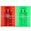 Piastra Bersaglio Livella Laser Piastra Bersaglio Magnetica con Gamba per Livella Laser a Linea Doppia Scala Piastra Bersaglio Magnetica