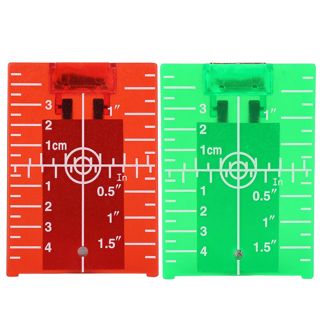 Piastra Bersaglio Livella Laser Piastra Bersaglio Magnetica con Gamba per Livella Laser a Linea Doppia Scala Piastra Bersaglio Magnetica