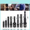 Versatile 8pc Impact Socket Adapter Kit For 1/4 Inch 3/8 Inch 1/2 Inch Drives