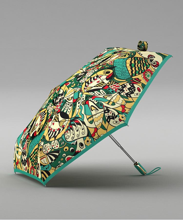OLYCAT Automatic Compact Umbrella for Women - UV Protection, Rain or Shine Dual-Use, Portable Sunshade