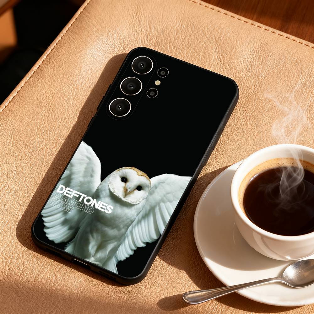 

R-Rock B-Band Deftones Phone Case For Samsung S25,24,23,22,30,21,10,9,Ultra,Plus,Lite,FE Black Soft Case Samsung S24Plus