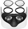 Dedicated Protective Lens Attachment Set Compatible with Meta [Favotem] Non-prescription Quest2/Quest3S (anti-reflective + Anti-stain Coating)