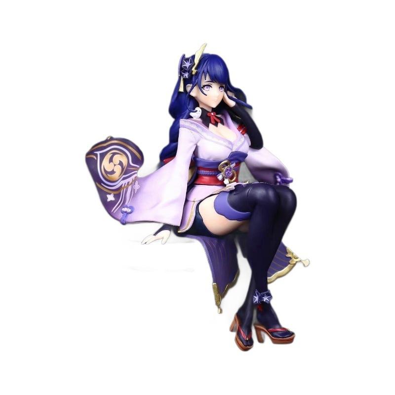 Genshin Impact Figma 18cm/7.09in Raiden Shogun Model Game Peripherals Cartoon Collectible Desk Ornaments Toys Table Top Doll