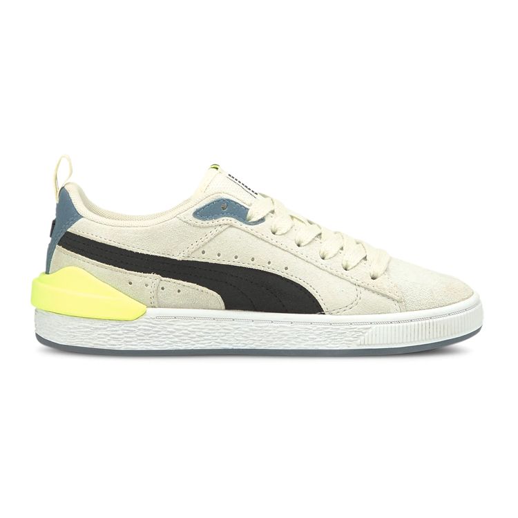 Puma Suede Series Bloc Lf Comfortable Versatile Casual Low-Top Kids Sneakers Kids sneakers Off-White 382004-01