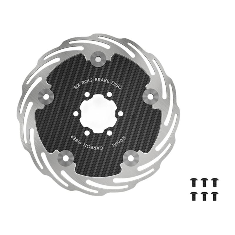 High Performances Mountain Bike Disc Brake Rotors Cycling Disc Brake Rotors for Enhances Heat Dissipation