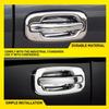 New Chrome Car Door Handle Replacement For 2001-2007 Chevry Silverado 1500 2500