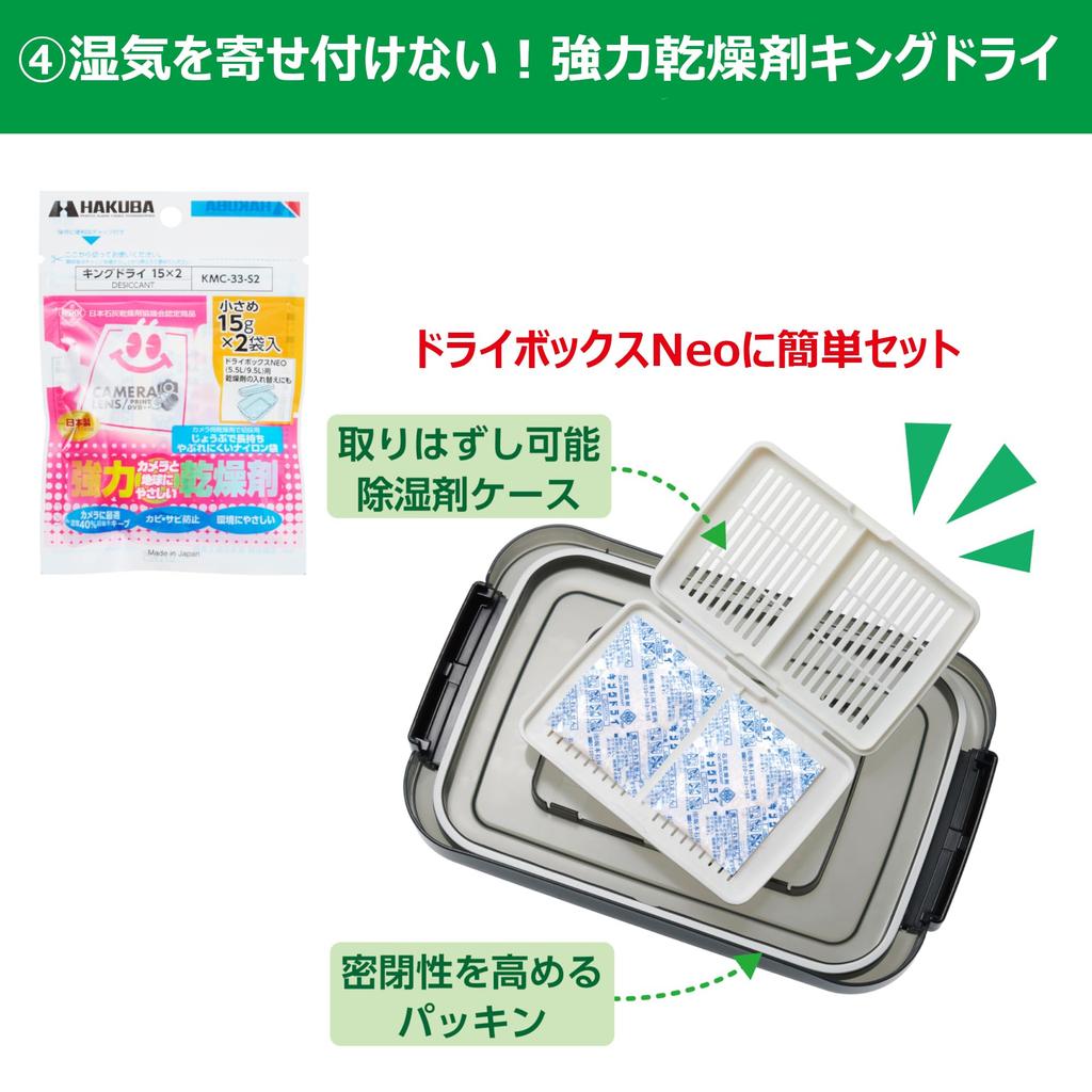 HAKUBA Lens Maintenance Kit for a Set for Convenient Lens Maintenance and Storage Beginners, 6-piece (AMLSKT 4977187731859)