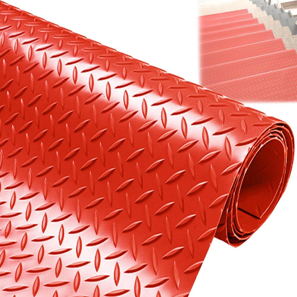 FabriGBrix Lightweight Truck Rubber Sheet, Rubber Garage Mat, 39.4 x 39.4 inches (100 x