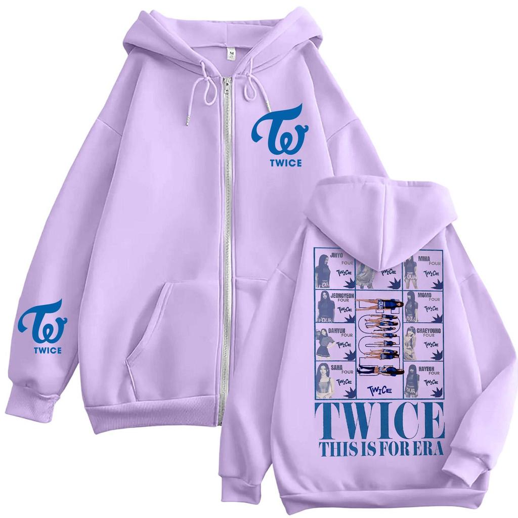 Damen Casual Mode Bedrucktes Langarm-Kapuzensweatshirt mit Reißverschluss