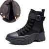 Martin boots women's autumn 2026 new three-color Internet celebrity locomotive boots thin breathable handsome heightening trend short boots