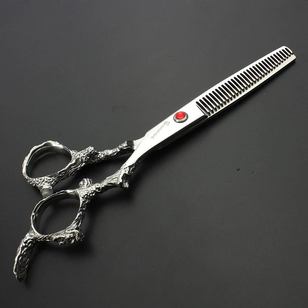5/6/6.5/7/7.5 Inch Professional Hairdressing Scissors Japan 440C Hairdreser Scissors Barber Shears Set Cutting Thinning Haircut