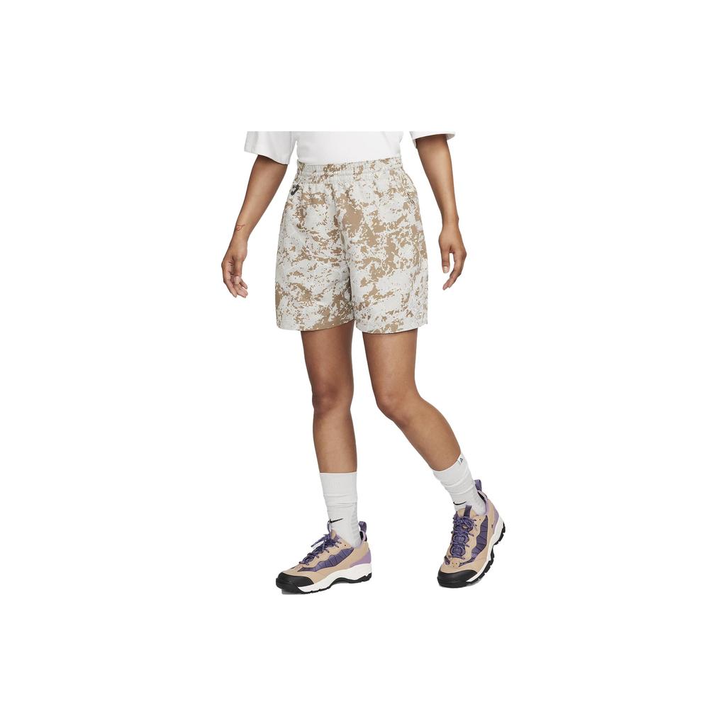 Nike ACG Logo Embroidered Drawstring Sports Shorts Women Bottoms Peak-White FB7862-012