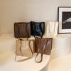 Premium bag fashionable and simple solid color tote tote bag versatile shoulder messenger women's bag