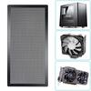 Schwarzes PC-Lüfter-Staubgitter PVC PC-Kühlerfilter Neue Computer-Lüftergitter Computer-Kühlerlüfter