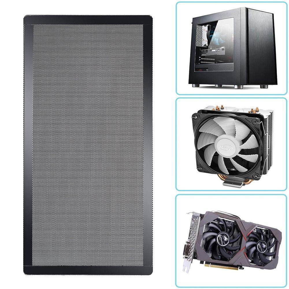 Schwarzes PC-Lüfter-Staubgitter PVC PC-Kühlerfilter Neue Computer-Lüftergitter Computer-Kühlerlüfter