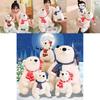 Polar Bear Plush Toy Christmas Edition With Short Plush For Kid And Holiday Gift