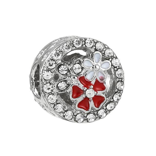 2pcs /Lot 2022 New Trend Silver Plated Beads Cartoon Dangle Charms Fit Original Brand Bracelets Necklaces For Women Diy Jewelry