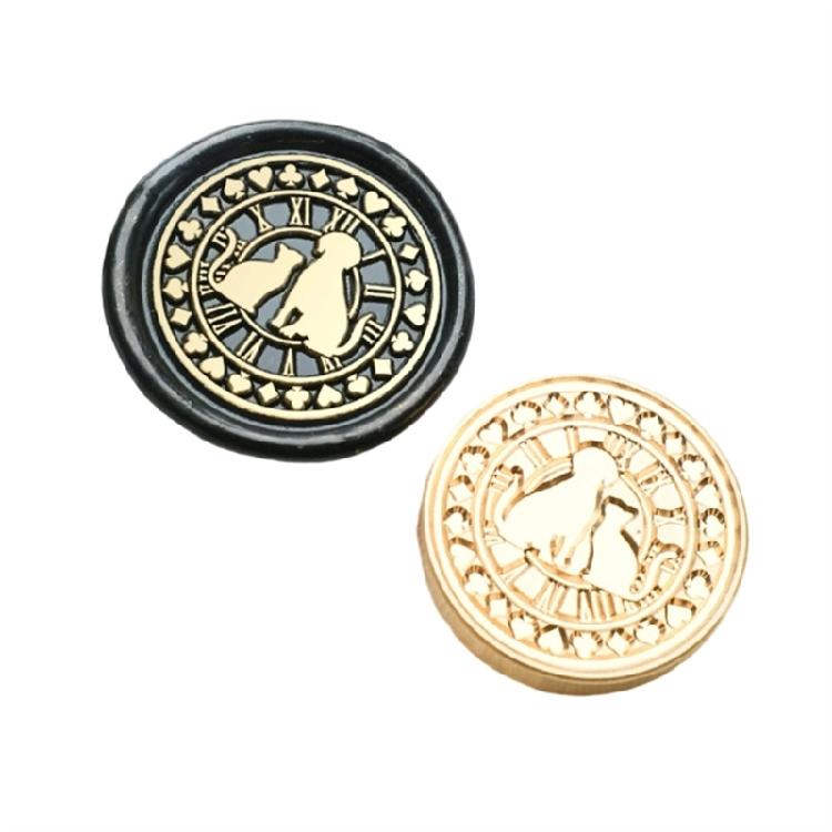 Butterfly Wax Seal Stamp Brass Head Animal Series Sealing Waxed Stamp for Photo Invitation Card Scrapbooking Decoration