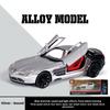 1/24 High Quality Alloy BENZ SLR Sports Car Model, Cool Sound and Light, Best Collectible for Car Lovers, Christmas Gifts