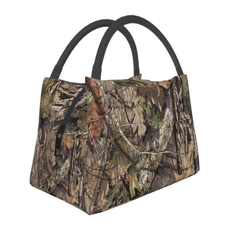 Individuelle Bark Up The Right Tree Camo Lunchtaschen Herren Damen Kühler Warm Isolierte Lunchboxen für Arbeit Picknick oder Reise lunchbag