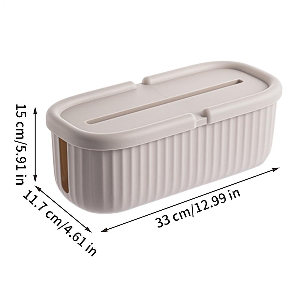 

Cable Organizer Box Wire Storage Box Wire Bin Socket Safety Basket for Daily Home TV Desk Living Room Bedroom Kitchen Workplace
