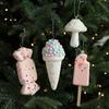 New Foam Ice Cream Pendant Colorful DIY Decor Christmas Tree Decoration Hanging Painted Ornaments Favors Decor