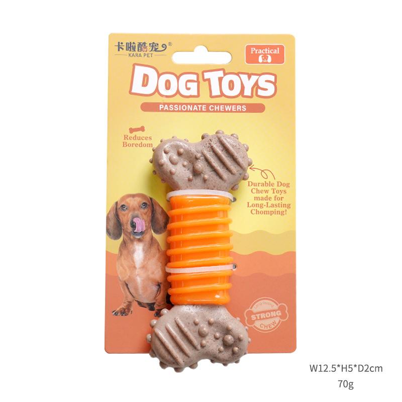 Manufacturer Custom Logo Pet Product TPR Dog Chew Pet Toys (as the picture,M)