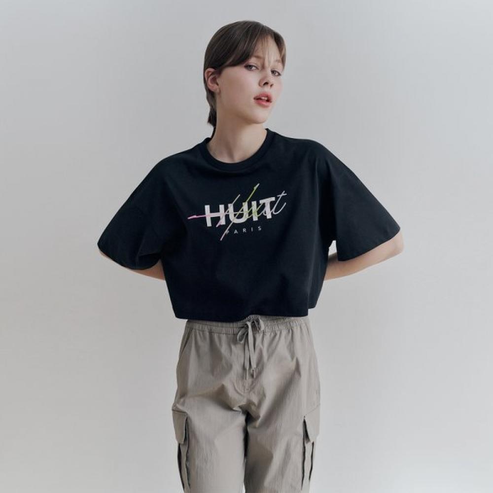 HuiT Logo Graphic Crop T shirT hTwTs3j16T