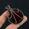 Red Flash Labradorite Pendant, 999 Copper Wire Wrapped Jewelry, Gemstone Jewelry Pendant, Handmade Wedding Gift Jewelry